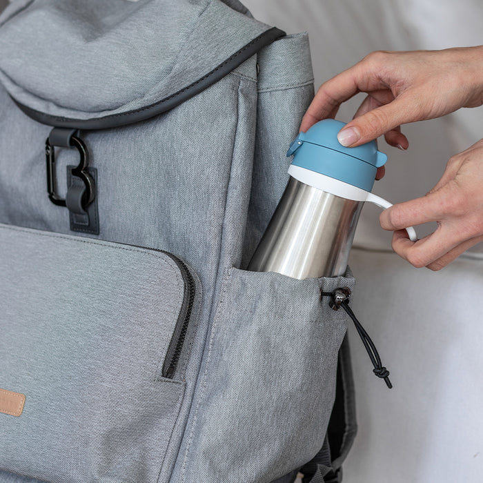 Beaba Stainless Steel Bottle - Rain/Blue