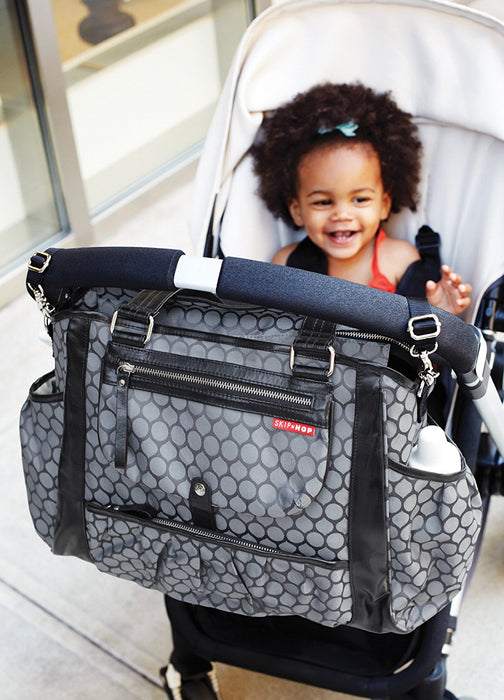 Skip Hop Studio Tote/Diaper Bag Indigo Dot