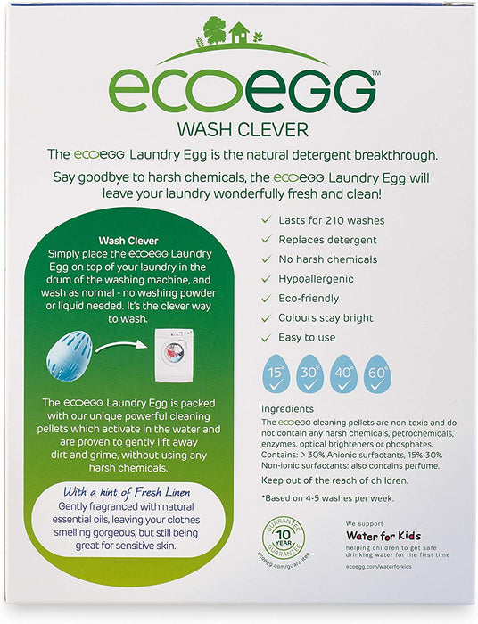 Ecoegg Laundry Egg 210 Washes Fresh Linen