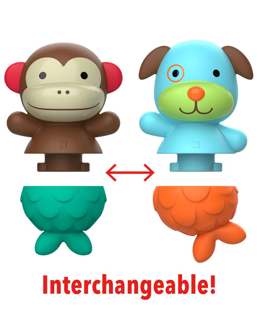 Skip Hop Zoo Mix & Match Flippers - Monkey/Dog