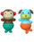 Skip Hop Zoo Mix & Match Flippers - Monkey/Dog