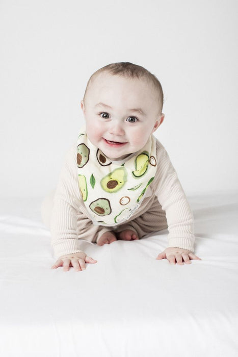 Loulou Lollipop Bandana Bib Set - Avocado