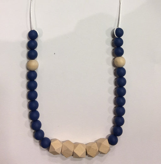 Mom Necklace "Wood and Me" By Pois Et Mois - Marine