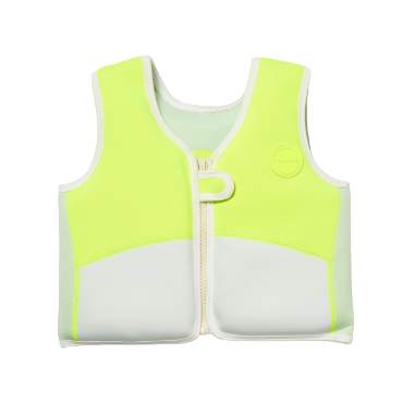 Sunnylife Swim Vest -Shark Tribe Blue Neon Citrus