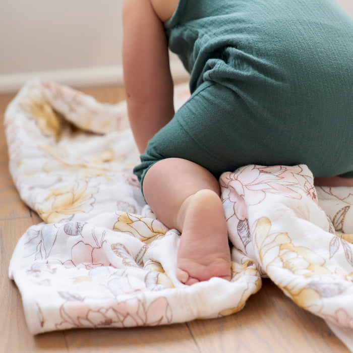 Aden Organic Muslin Dream Blanket - Earthly