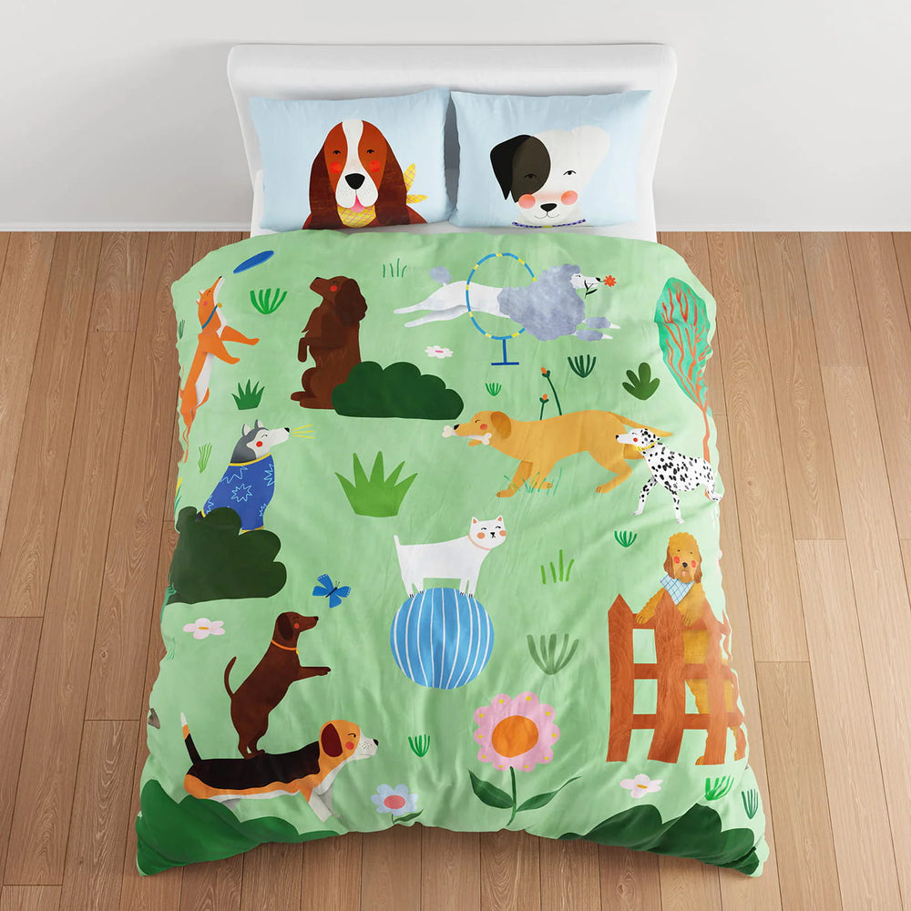 Rookie Humans Bedding Set - At the Dog Park - Full Size
