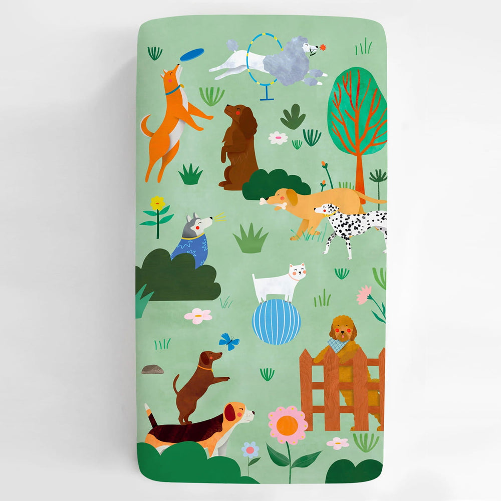 Rookie Humans Crib Sheet - At The Dog Park