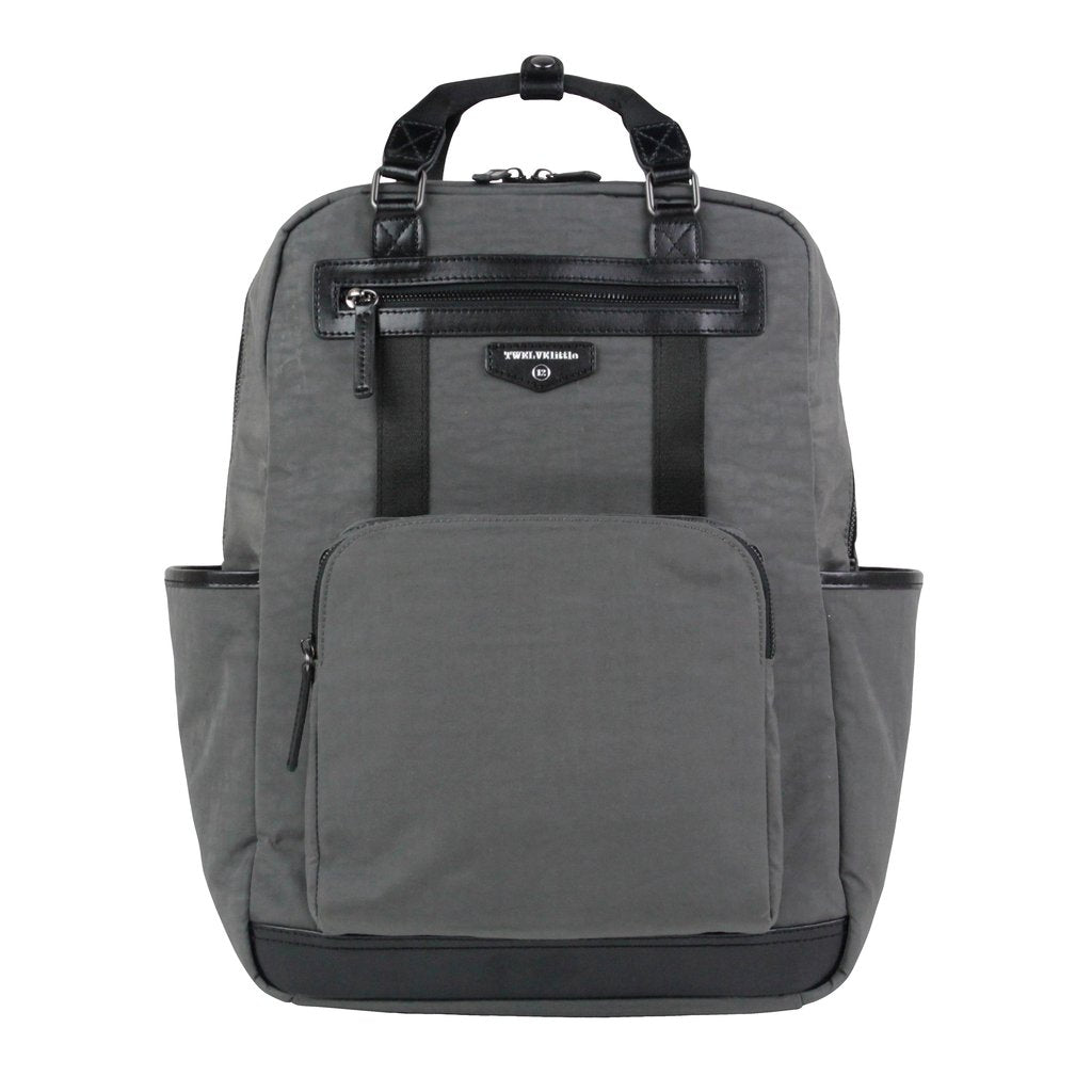 Twelve Little Courage Backpack Grey Unisex — CanaBee Baby display picture 2