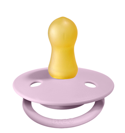 Bibs Pacifier De Lux 2pk - Dusky Lilac 6-18m (CU190267)
