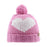 Bedford Knitted Beanie w/ Shape Blush/Heart
