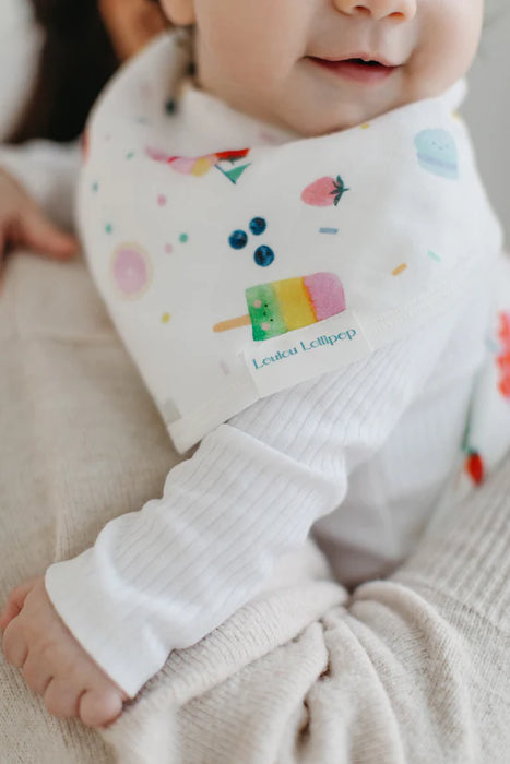 LouLou Lollipop Bandana Bib Set - Sweet Treats