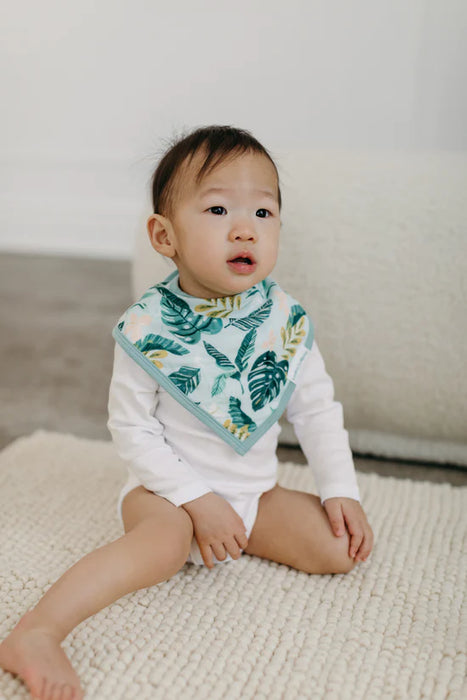 LouLou Lollipop Bandana Bib Set - Tropical Jungle