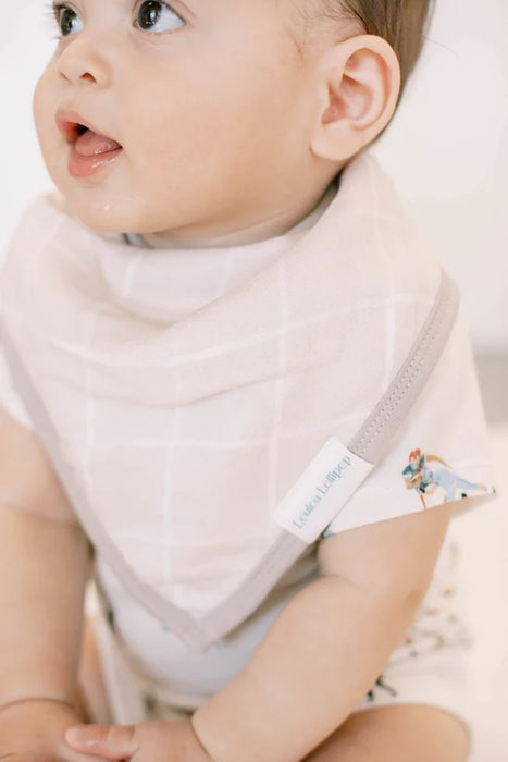 LouLou Lollipop Bandana Bib Set - Football