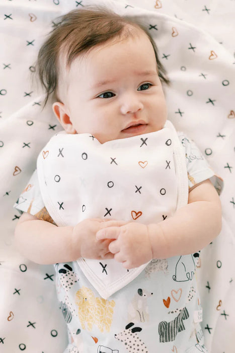 LouLou Lollipop Bandana Bib Set - Honey Puppies