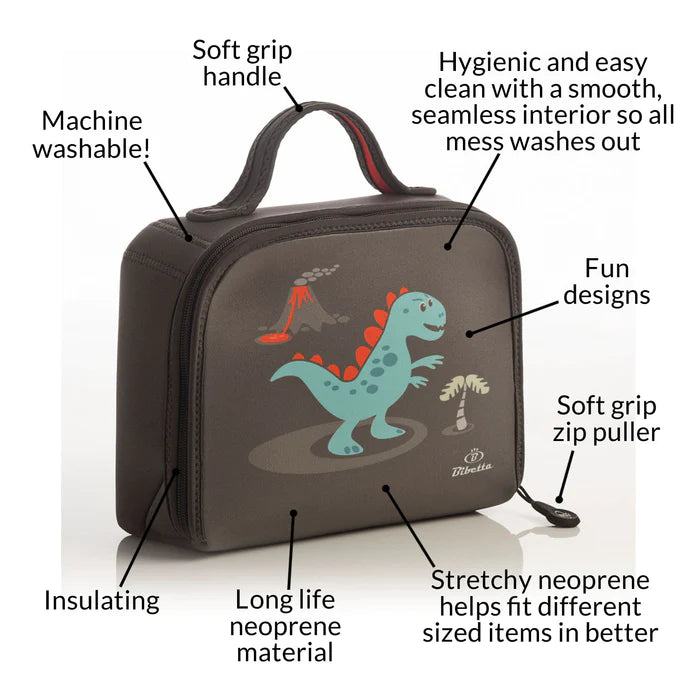 Bibetta Lunch Bag - Dinosaurs
