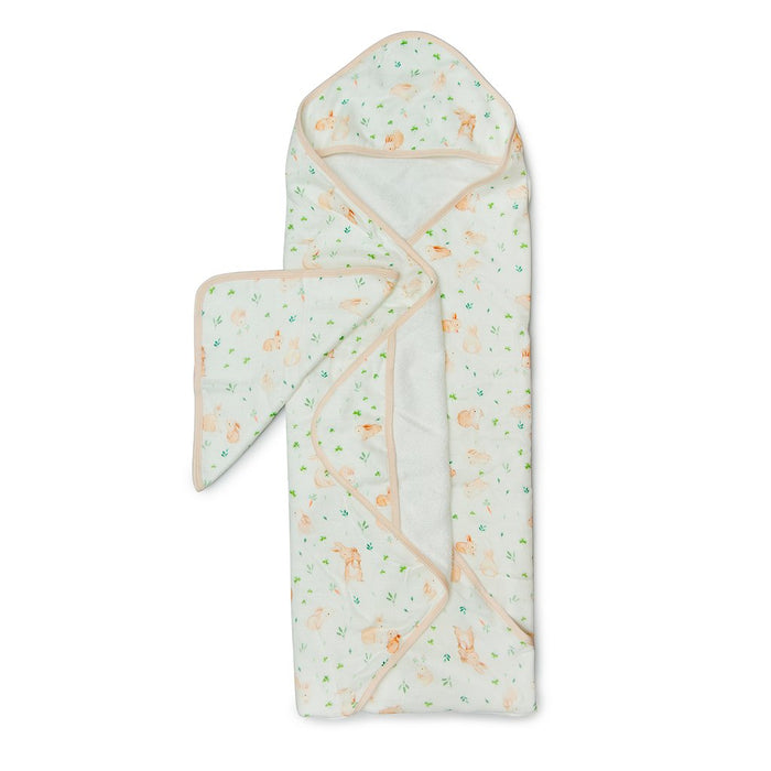 Loulou Lollipop Hooded Towel Set - Bunny Meadow
