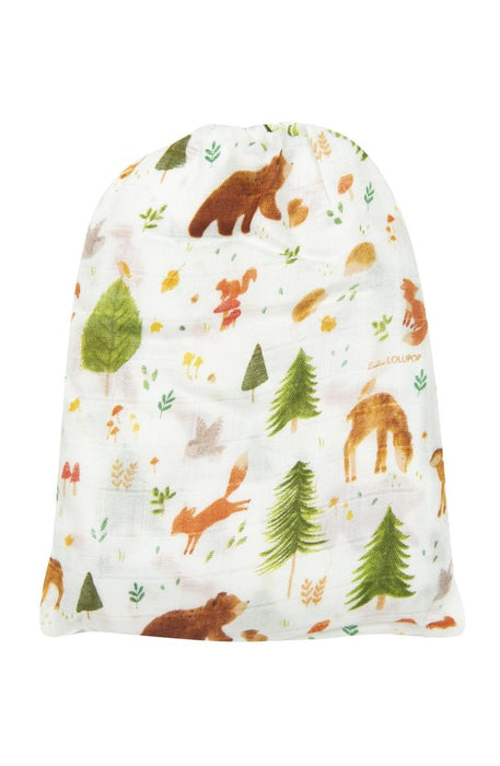 Loulou Lollipop Fitted Crib Sheet - Forest Friends
