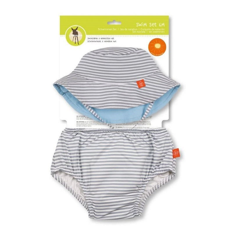 Lassig Swim Set Diaper & Hat - Submarine