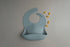 Loulou Lollipop Silicone Bib - Slate
