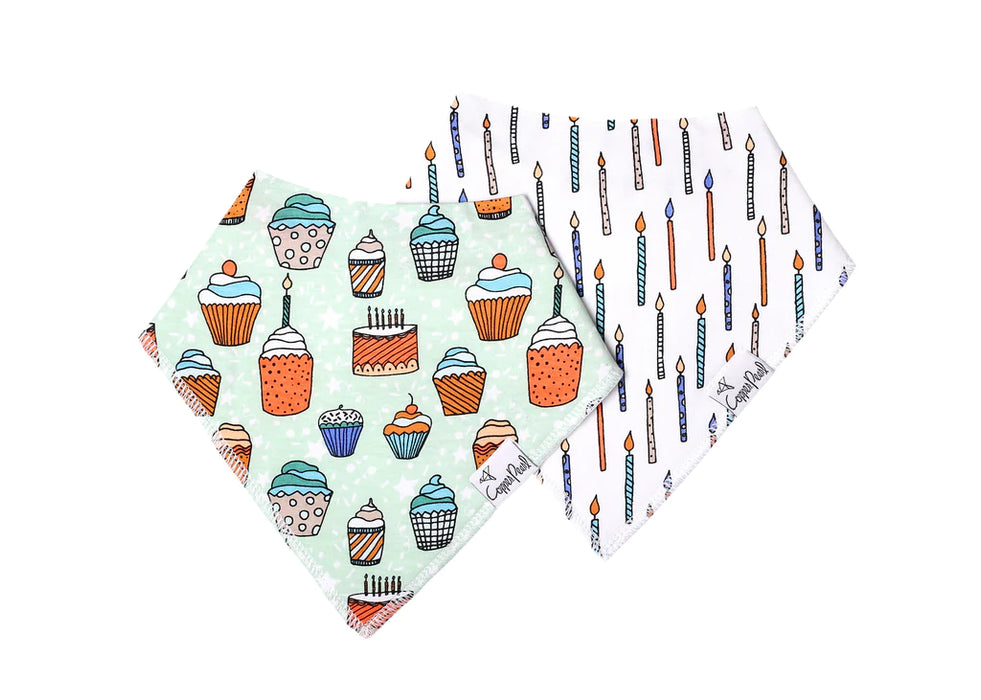 Copper Pearl Bandana Bib - Confetti