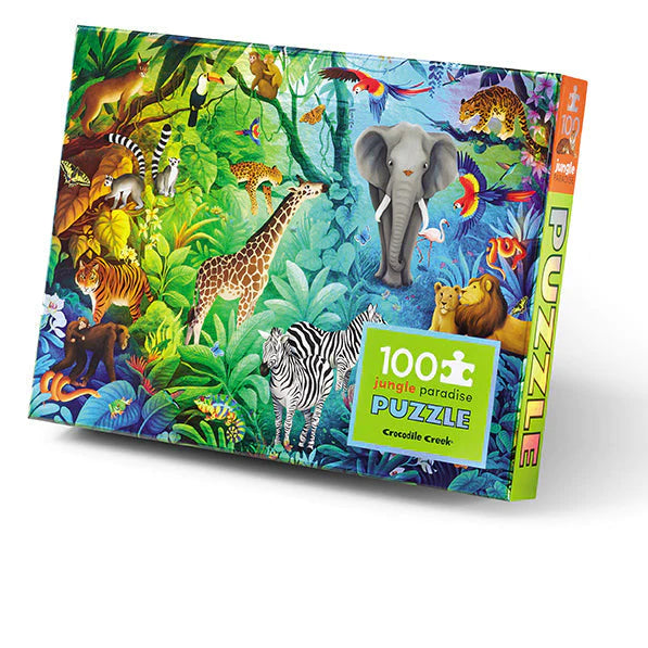 Crocodile Creek 100-Pc Puzzle Jungle Paradise