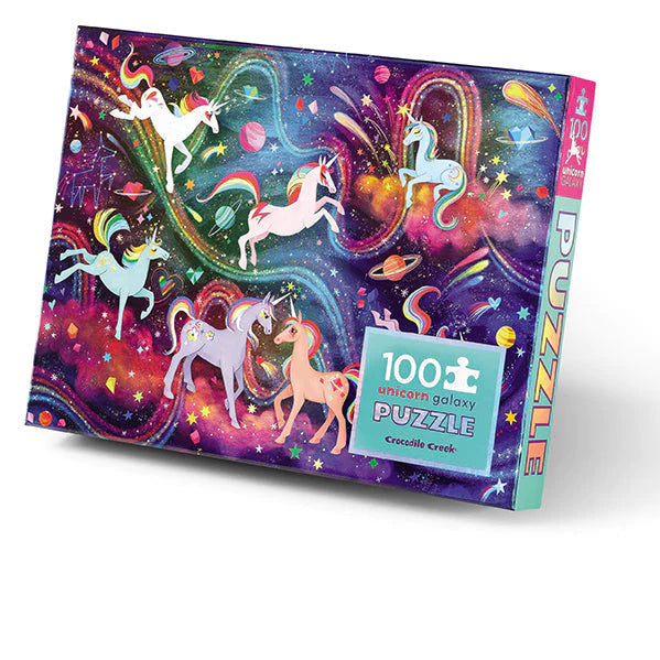 Crocodile Creek 100-Pc Puzzle Unicorn Galaxy