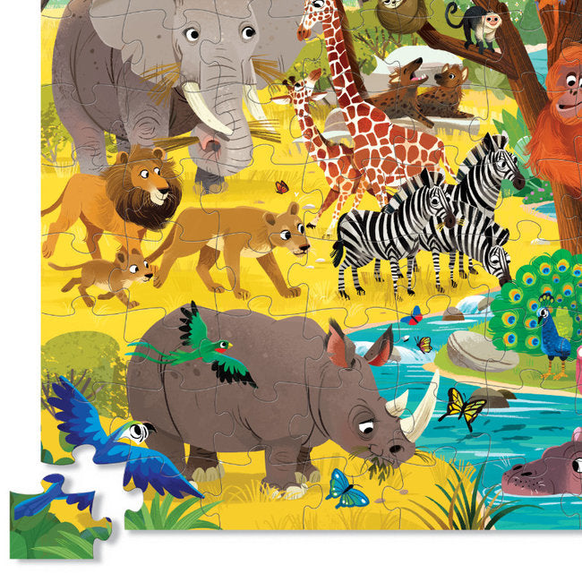 Crocodile Creek Puzzle 72pcs - Wild Safari
