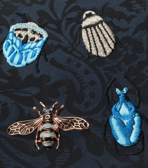 Cybex Priam4 - Matte Black Frame with Jewels of Nature Seat