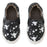 Robeez Soft Soles Shoes Liam Black & White Leather