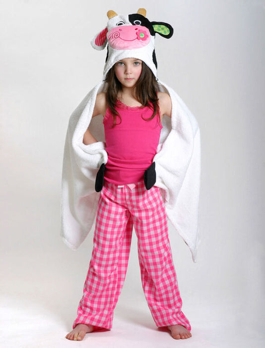 Zoocchini Toddler Hooded Towel - Casey The Cow