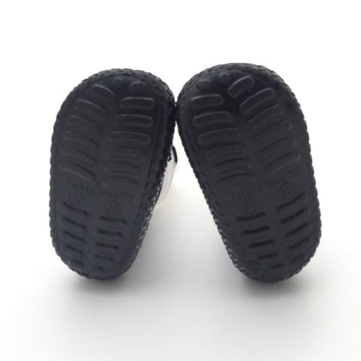 Kids on the Go Black Grey White Stripes