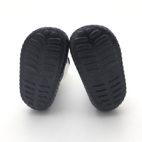 Kids on the Go Black Grey White Stripes