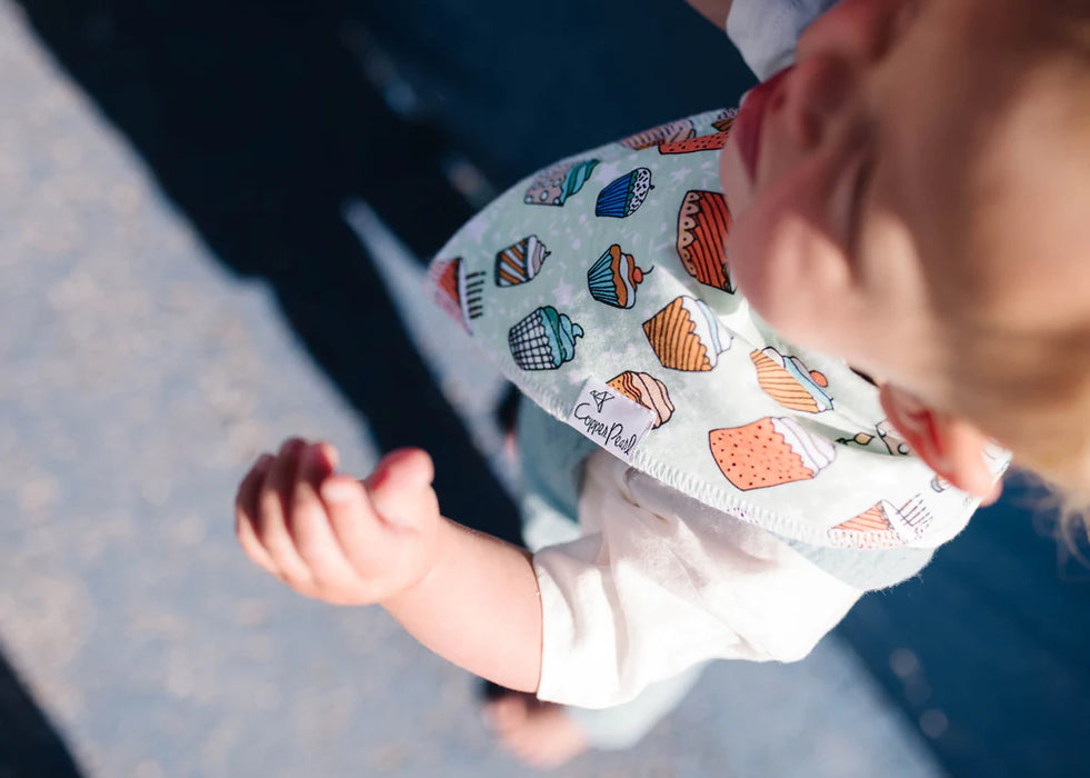 Copper Pearl Bandana Bib - Confetti
