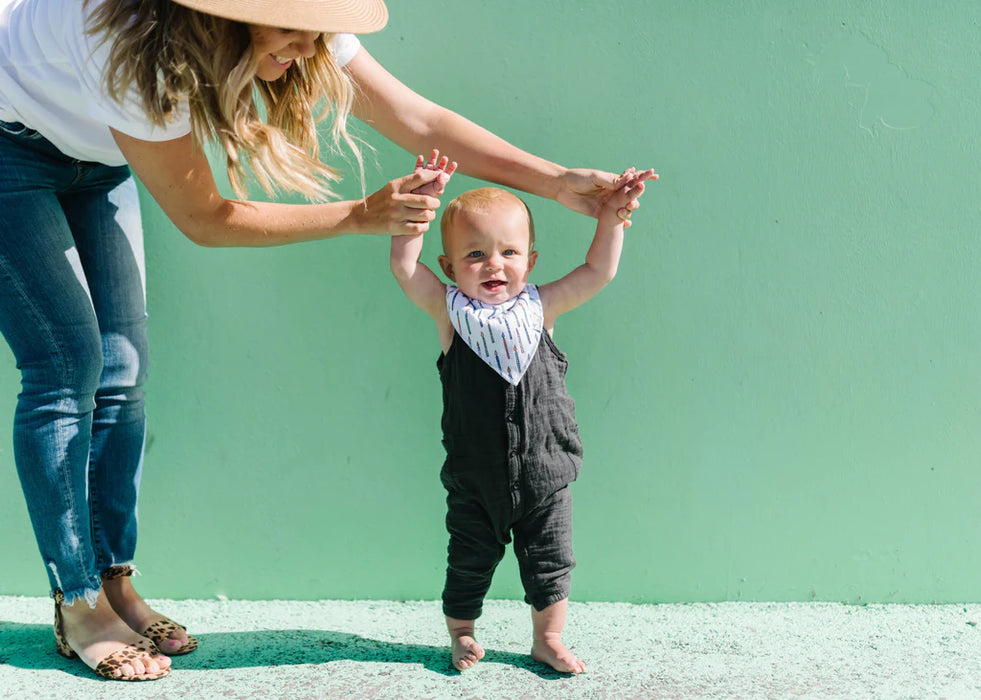 Copper Pearl Bandana Bib - Confetti