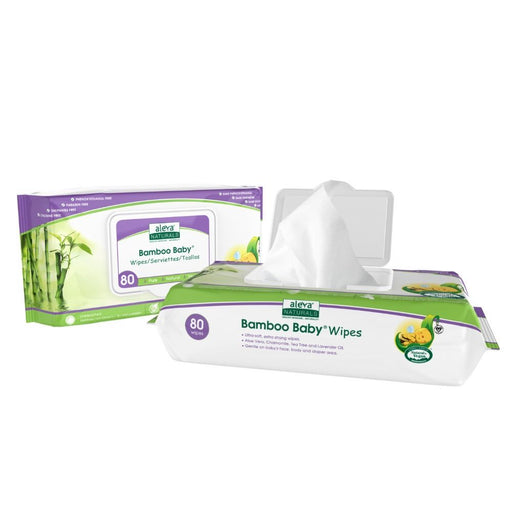 Aleva Bamboo Baby Wipes 80pk