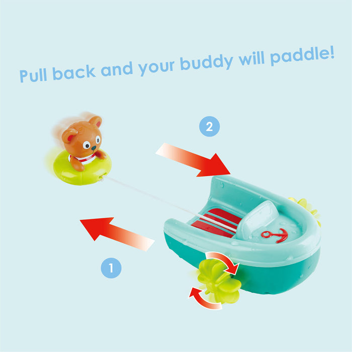 Hape Tubing Pull-Back Boat E0217