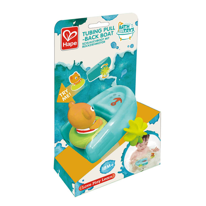 Hape Tubing Pull-Back Boat E0217