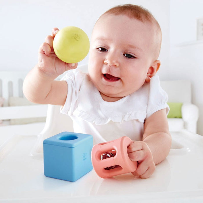 Hape Geometric Rattle Trio E0456