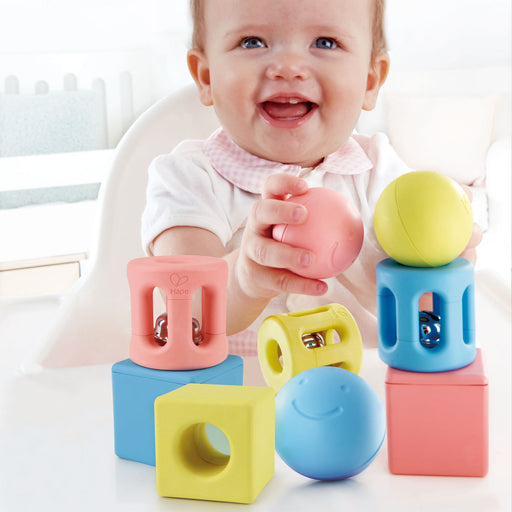 Hape Geometric Rattle Trio E0456