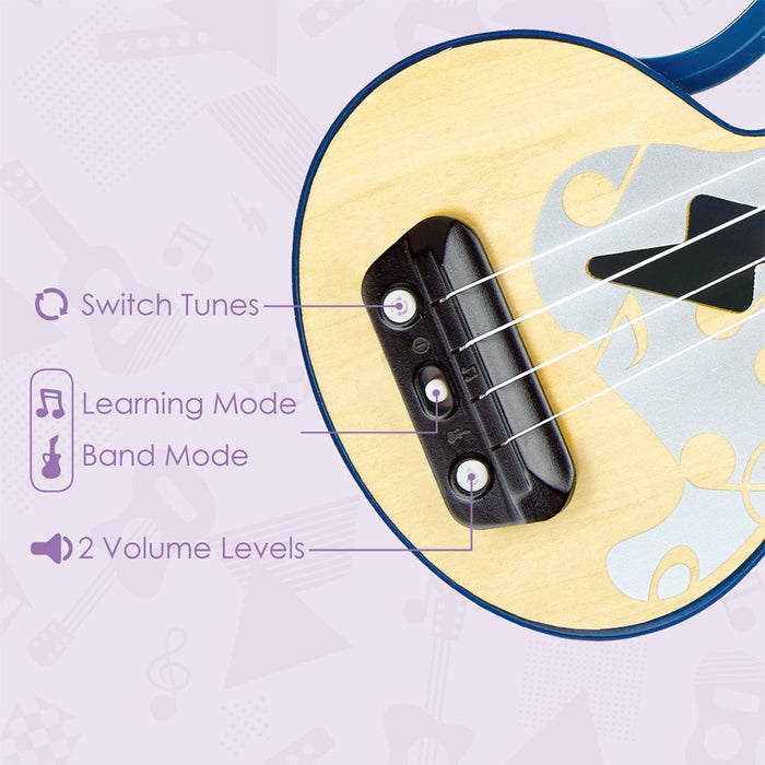 Hape Teach Yourself Electric Ukulele - Blue E0625