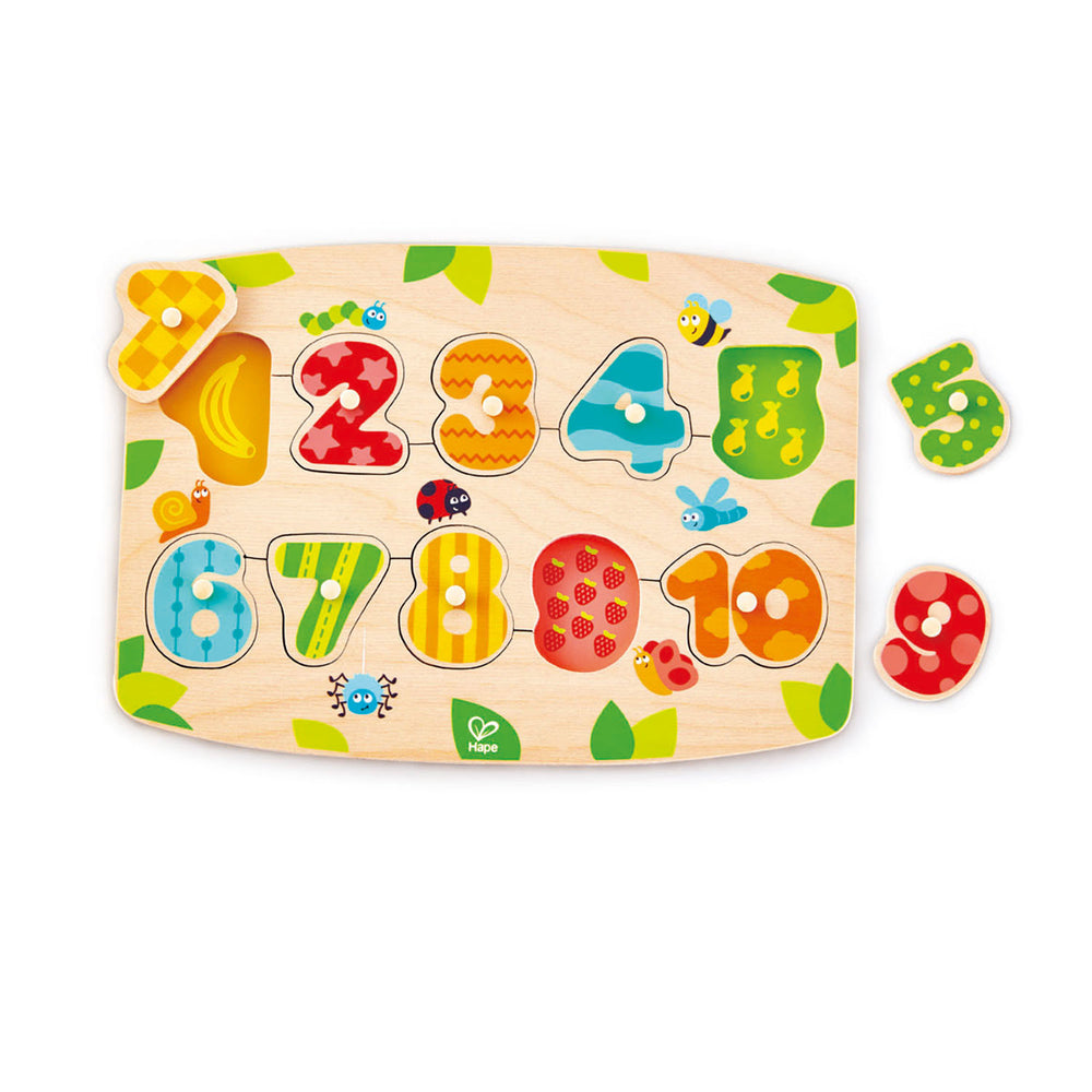 Hape Number Peg Puzzle E1404