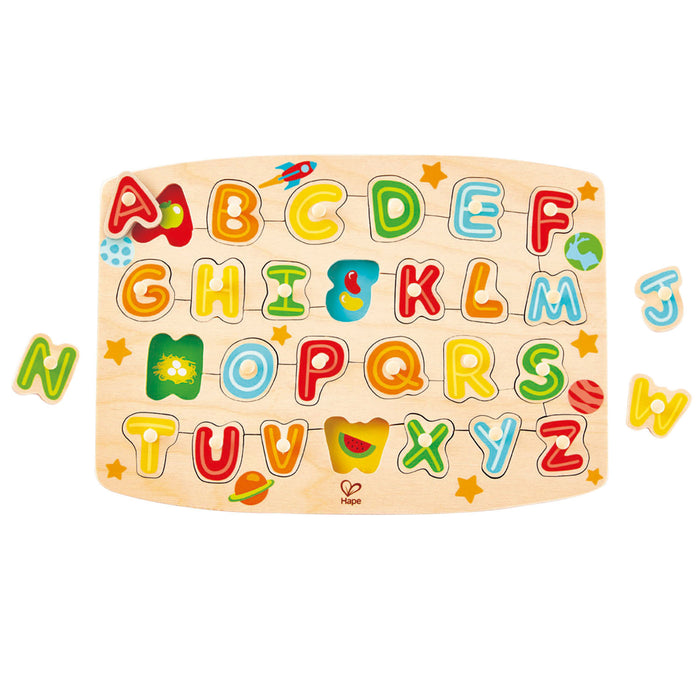 Hape Alphabet Peg Puzzle E1505