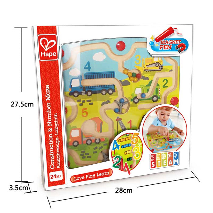 Hape Construction & Number Maze E1713