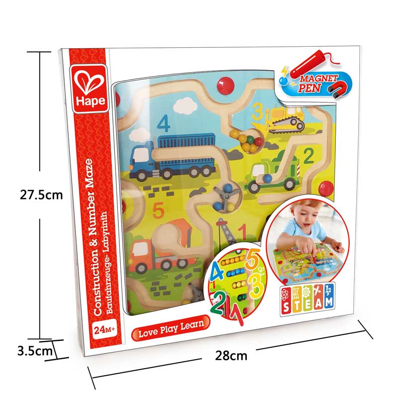 Hape Construction & Number Maze E1713