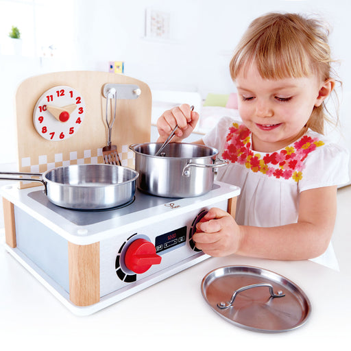 Hape 2-IN-1 Kitchen & Grill Set E3151