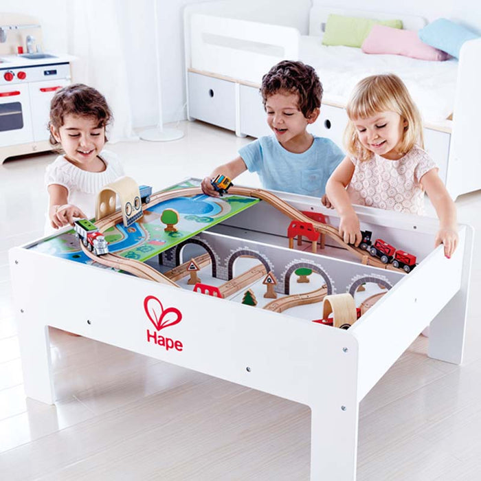 Hape Reversible Train Storage Table E3714B