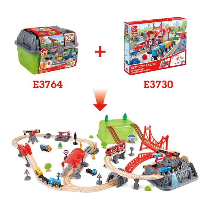 Hape Railway Bucket Builder Set E3764
