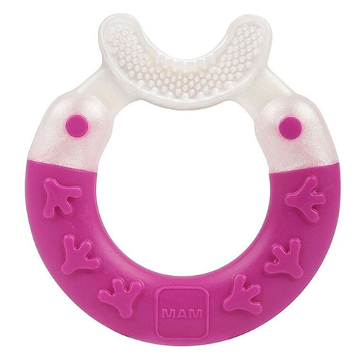 MAM Bite & Brush Teether - Pink