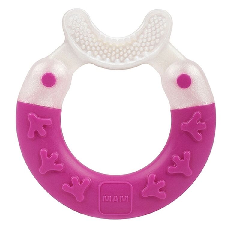MAM Bite & Brush Teether - Pink