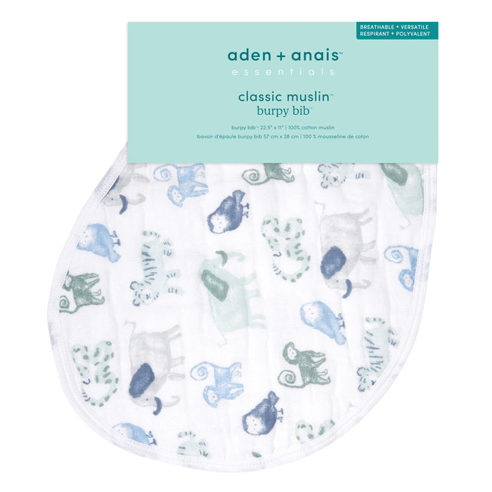 Aden+Anais Essentials Cotton Muslin Burpy Bibs - Time to Dream